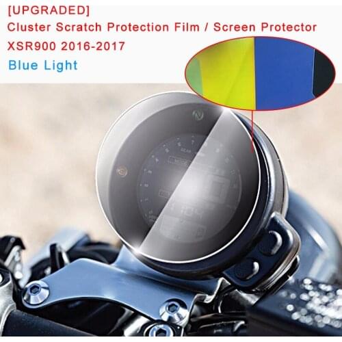 For Yamaha XSR700 XSR900 2015-2018 Cluster Scratch Protection Film Screen Protector Blue Light Explosion-proof 100% Brand New