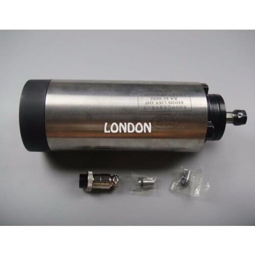 ER11 diameter 220V 80mm air cooling 1.5KW spindle with 4 pieces bearing for cnc machine