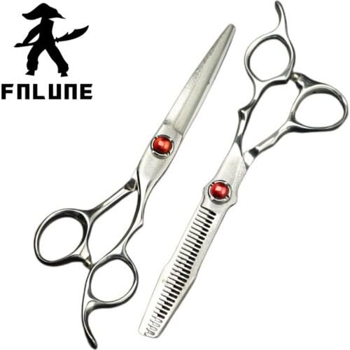 FnLune 6.0inch Melaleuca Steel Professional Hair Salon Scissors Cut Barber Accessories Haircut Shear Hairdressing Tools Scissors