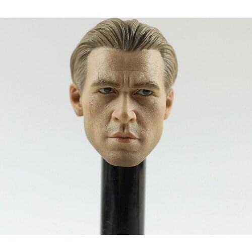 1/6 Scale Bank Robbery Criminal Man Male Head Sculpt Version Short Hair Head Carving Headplay for 12" Action Figure Body