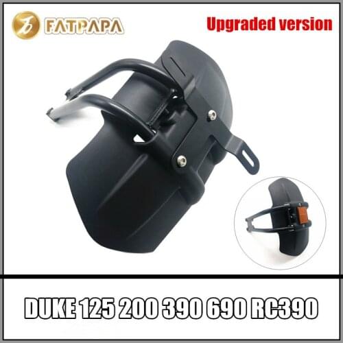 Upgraded version - Motorcycle License plate frame Night light Rear Fender FOR KTM DUKE 125 200 390 690 RC390