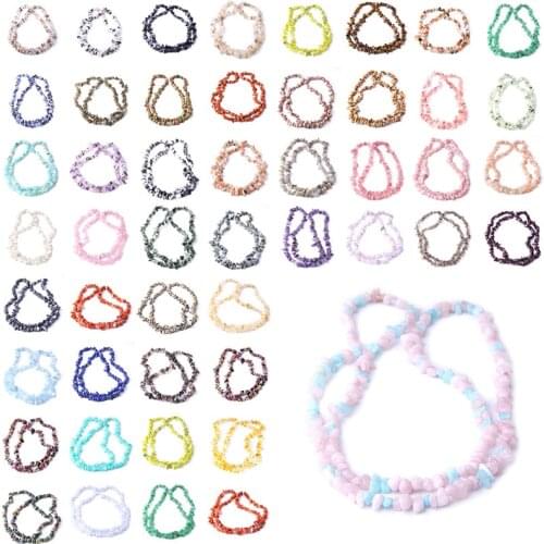 Natural Pink Opal Garnet Lapis Lazuli Gemstones Chip Beads 5-8MM Freeform Mineral Gravel Beads For DIY Crafts Bensai Decoration