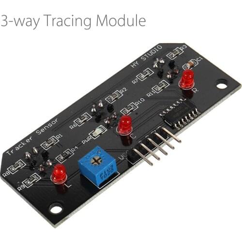 TCRT5000 3-way Tracing Module Hunt Sensor Module Infrared Detection Robot Accessories