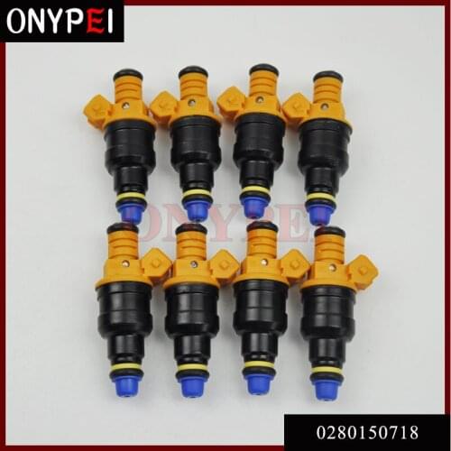 8pcs/lot Flow Fuel Injector 0280150943 For Ford 4.6L 5.0L 5.4L 5.8L Mustang Lincoln Mercury 0280150718 EV1