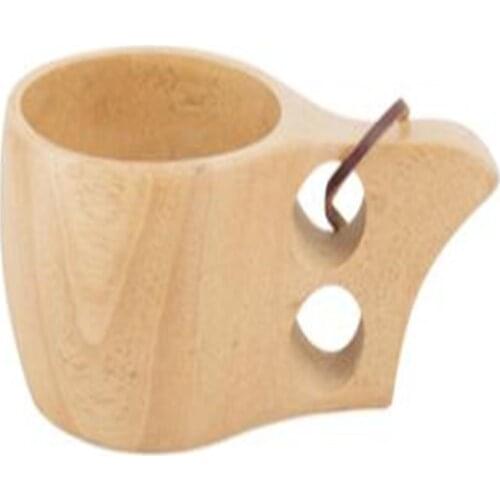Traditional handmade wooden KUKSA Finland Cup creative wood Cup glass factory price