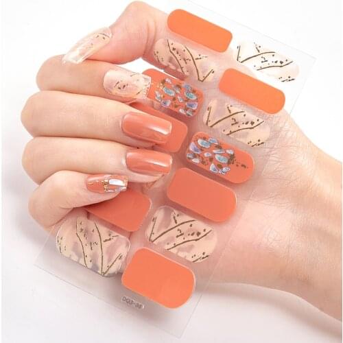 Three Sorts 0f Nail Stickers Women Salon Nail Decoration Minimalist Design Fashion Nail Polish Sticker For Nails Designed