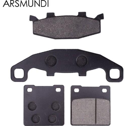 1 Set Brake Pads Disks Shoes Front And Rear for Suzuki GSX250 Across 1990-1998 GSF400 Bandit 400 1991-1995 GS500 1989-1995