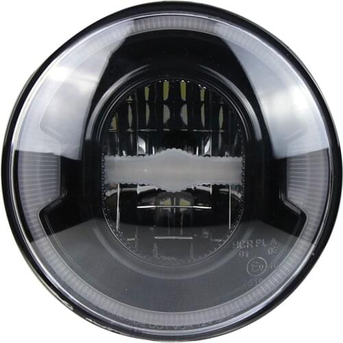 1pcs Headlight With E mark Number on Lens 7 inch Round Motorcycle Headlight Headlamp For Jeep Off road