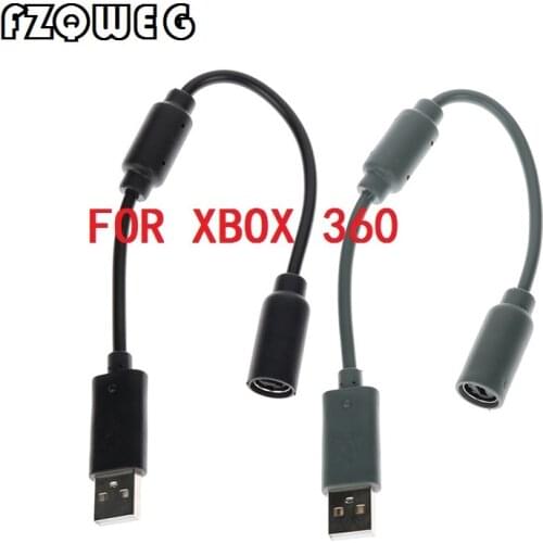 FZQWEG 10 PCS High Quality USB Breakaway Extension Cable Cord for Xbox 360 Wired Gamepad