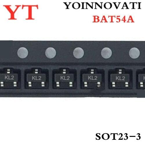 100pcs/lot BAT54A BAT54A KL2 SOT23 IC best quality