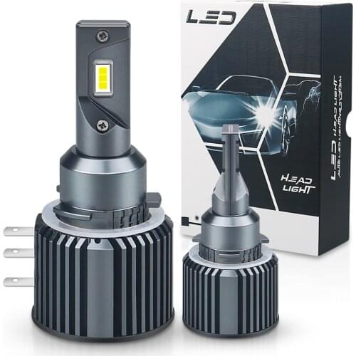 2Pcs H15 LED Car Headlight Canbus No Error CSP-3570 Chip Headlamp 60W DRLs LED Car Bulbs 6000K White LED Head Lamp Kit Dropshipp