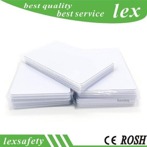 200pcs RFID Blank Cards 13.56Mhz 125Khz UID T5577 Dual Chip Frequency Changeable Rewritable 2in1 Writable Composite Cards