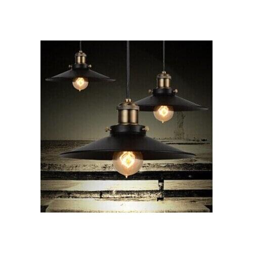 30pcs vintage black iron pendant lamps