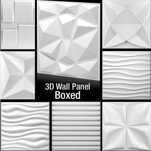 30x30cm 3D wall stickers living room wallpaper mural bathroom kitchen accessories outdoor 3D tile panel mold plaster wall