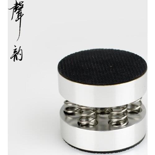 4pcs audio power amplifier loudspeaker shock absorbing feet with spring pad