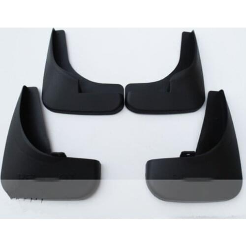 4PCS Mudguard For 2004-2014 peugeot 307 Sedan Hatchbackd Fender mud flaps Car-styling splash guards plate soft Plastic fender