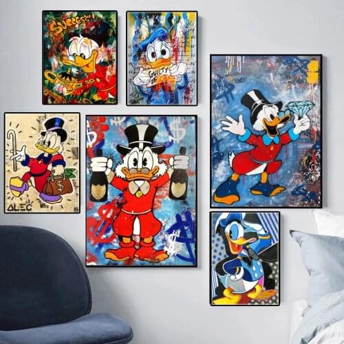 Diamond Painting Graffiti Art Disney Cartoon Donald Duck Diamond Mosaic Embroidery Cross Stitch Kits Home Decor Christmas Gift