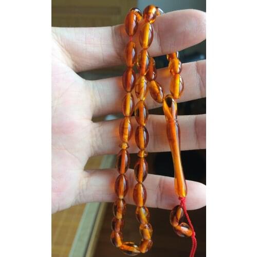 Free shipping imitation kehribar tesbih Resin amber Prayer Beads muslim tesbih arabic islamic Allah turkey tespih misbaha