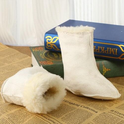 Natural Sheepskin Boots Fur Islam Warm Yoga Thick Snow Boots Socks Can Be Customized for Men Women anc child