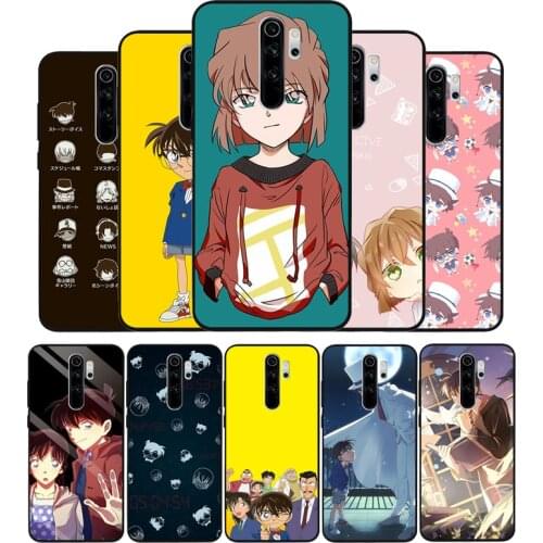 Detective Conan Soft Silicone black Phone Case For Redmi 4A 4X 5PLUS 5A NOTE 9S 9 8T 8 7 6 5 4 PRO
