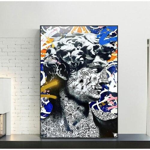 Graffiti David Sculpture Fashion HD Posters Bedroom Decor Canvas Paintings On The Wall Art Prints Nordic Living Room Decoration
