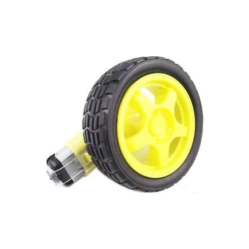 Intelligent Car DC Deceleration Motor with Tires