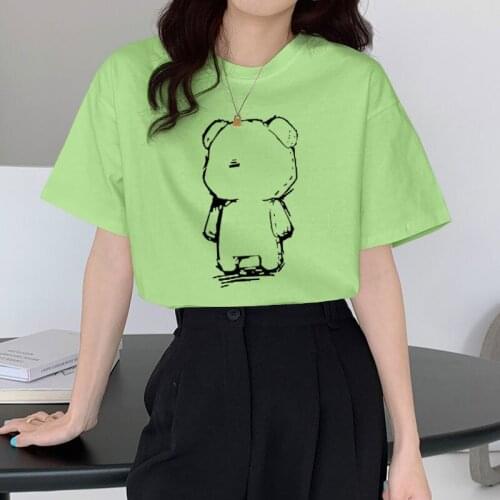 Korean Version Loose T-shirt 2021 Summer All-match New Student Plus Size Short-sleeved Shirts for Women