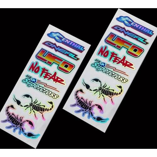 Laser Rainbow Motorcycle Side Strip Helmet Sticker Car Styling Vinyl Wheel Decal for Yamaha Tmax Kawasaki Suzuki Honda BMW