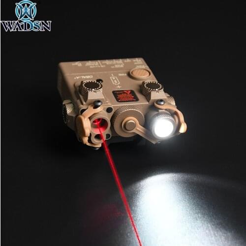 WADSN Tactical DBAL-A2 PEQ Red Dot Dual Beam Laser Sight Green Blue Aiming Airsoft Weapon Scout Light Rifle Lights for 20mm