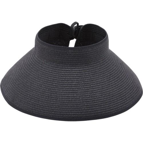 2021 Hot Selling Beach Cap Sunbonnet Visor Straw Hat Portable Female Sunscreen Summer Folding Sun Hat Outdoor Sports Beach Hat