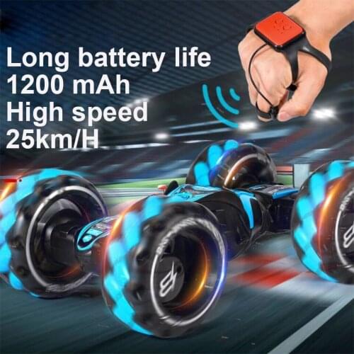 Sylhair MINI 2.4G Remote Control Light Music 4WD RC CAR Radio Gesture Induction Drift Dancing 4WD High Speed Climbing RC Car