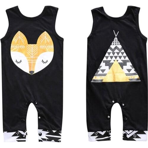 Fashion Newborn Rompers Baby Boys Girls Cotton Vest Trousers Cartoon Animal Cool Infant Jumpsuit Cute Belt Overalls