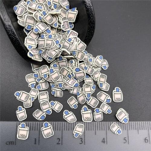50g Milky Tea Polymer Clay Sprinkle For Kids Diy ,Soft Clay For Craft Clay/Nail Art/Scrapbook Decoration DIY, Filler