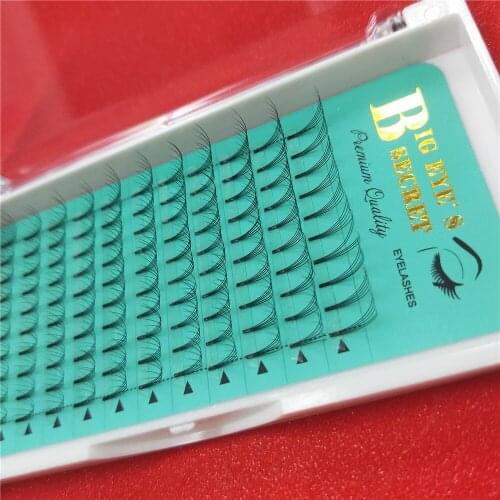 Luxury heat bonded Volume Fans 5D Eyelash Extensiones Individual Eye Lashes Premade Fan South Korea Lashes Free Shipping