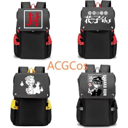 Toilet-bound Jibaku Shounen Hanako Kun Cosplay Backpack Student School Shoulder Bag Laptop Travel Rucksack Gift