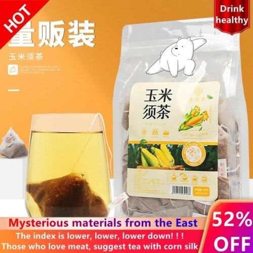 Corn silk tea 150g/50 bags triangle bag fresh farmhouse rice silk tea Healthy slimming beauty anti-aging tea