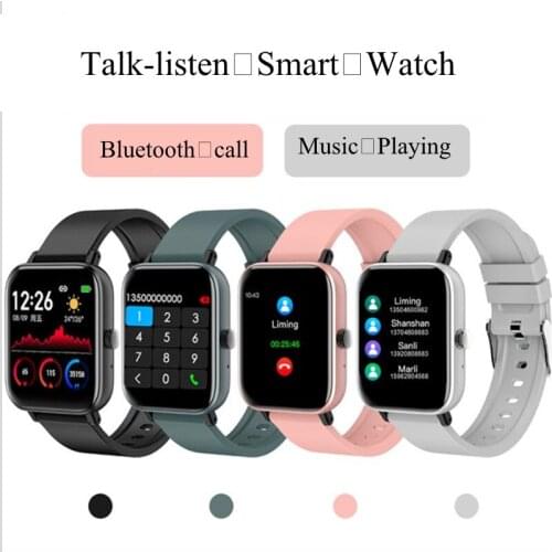 LS 2020 Smart Watch Men Women Fitness Tracker Blood Pressure Wristband Heart Rate Waterproof Sports Smart Band for Android IOS
