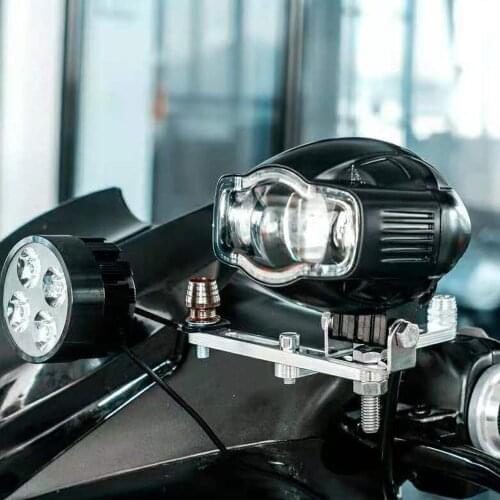 Universal Motorcycle Headlight Mount Brackets Fork Ear Chopper Headlamp Holder Adjust Motor Fork Mount