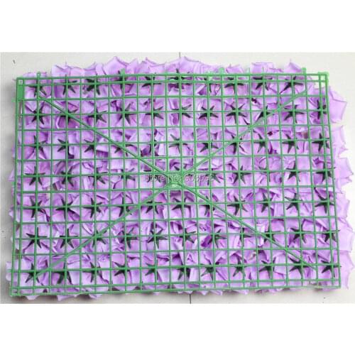 SPR Free purple Shipping 60*40cm Artificial silk rose flower wall wedding background lawn/pillar flower home market decoration