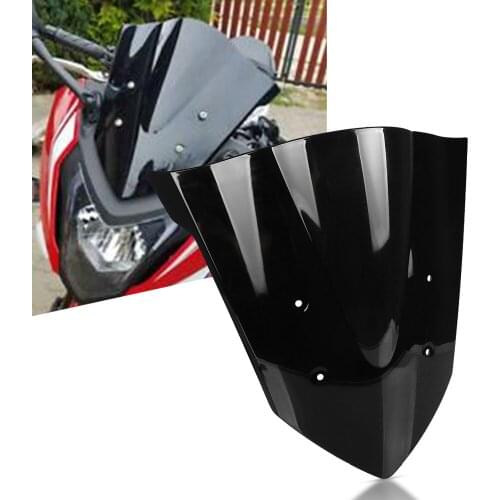 For HONDA CBR650F CBR 650 F Motorcycle Double Bubble Windshield Windscreen Racing Windproof CBR 650F CBR650F 2014-2017 2016 2015