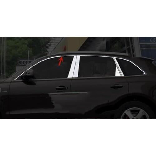 For Audi Q5 2010-2018 High-quality stainless stee Car window trim anti-scratch decorative protection car accessories