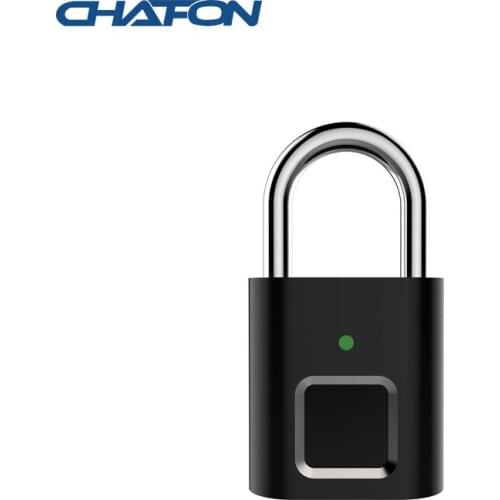 CHAFON Fingerprint Lock USB Rechargeable Smart Thumbprint Padlock Anti-theft Electric Mini Lock For Luggage Case