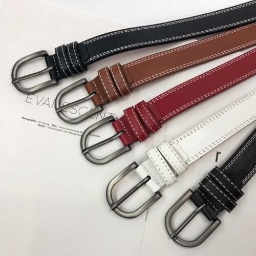 Ladies Luxury Brand Belt Designers Leather High Quality Belt Fashion Alloy Buckle Girl Jeans Dress Belts Jeans