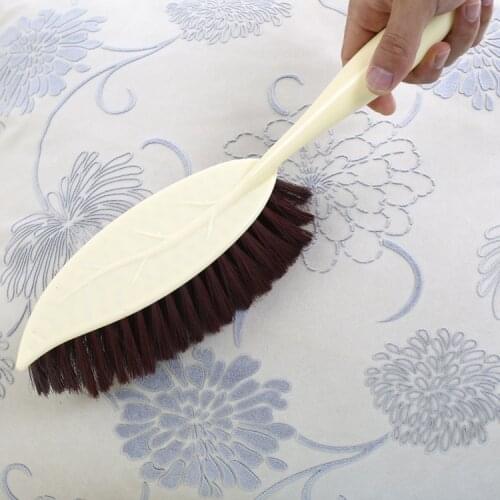 1PC Leaf Dust Brush Household Plastic Handle Sofa Bed Sheets Bedspread Dry Cleaning Brush JH 0769