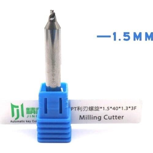 1pc Tungsten Steel 0.9 1.0 1.2 1.5MM Milling Cutter for key cut machine