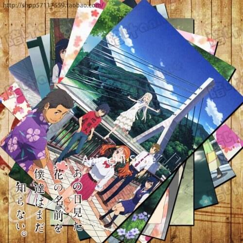 10 pcs/set Anime Anohana:The Flower We Saw That Day posters Honma Meiko wall pictures for Colletion A3 42x29CM Stickers