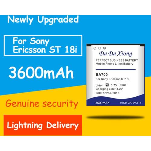 3600mAh BA700 Battery for Sony Ericsson XPERIA RAY ST18i MT11i MT15i MK16i, Xperia Neo MT15i Pro MK16i Replacement batteries