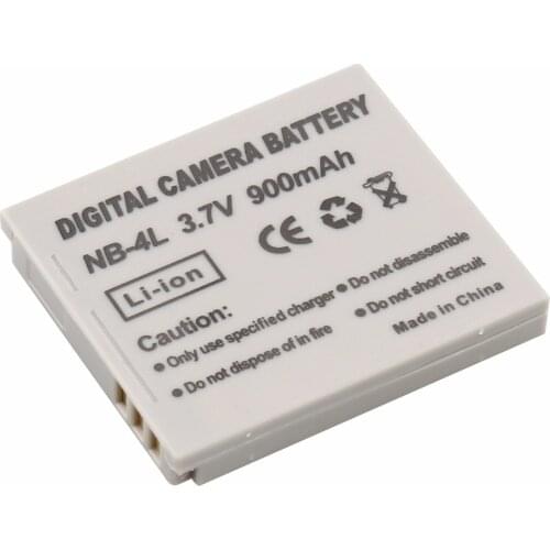 Probty NB-4L NB4L NB 4L Battery for Canon PowerShot SD40 SD30 SD200 SD300 SD400 SD430 SD450 SD600 SD630 SD750 SD780 SD940 IS