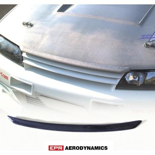 Car accessories For Nissan Skyline R32 GTS GTR Nis Style Carbon Fiber Glossy Finished Bonnet Hood Lip Exterior Body kit