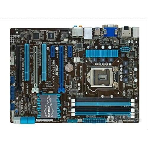 Used Asus P8Z77-V LK Desktop Motherboard Z77 Socket LGA 1155 i3 i5 i7 DDR3 32G ATX Original motherboards